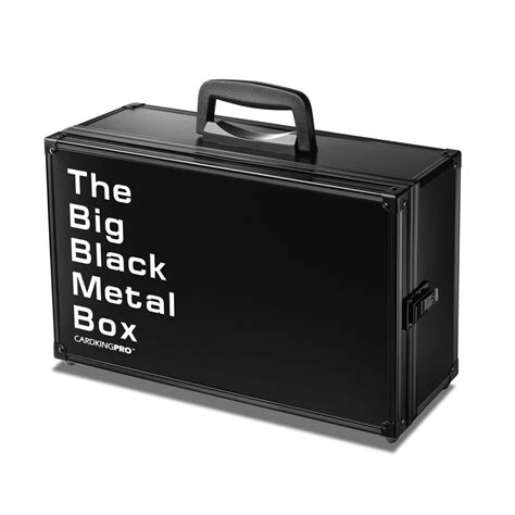 big metal box case|The Big Black Metal Box (BBB Edition) .